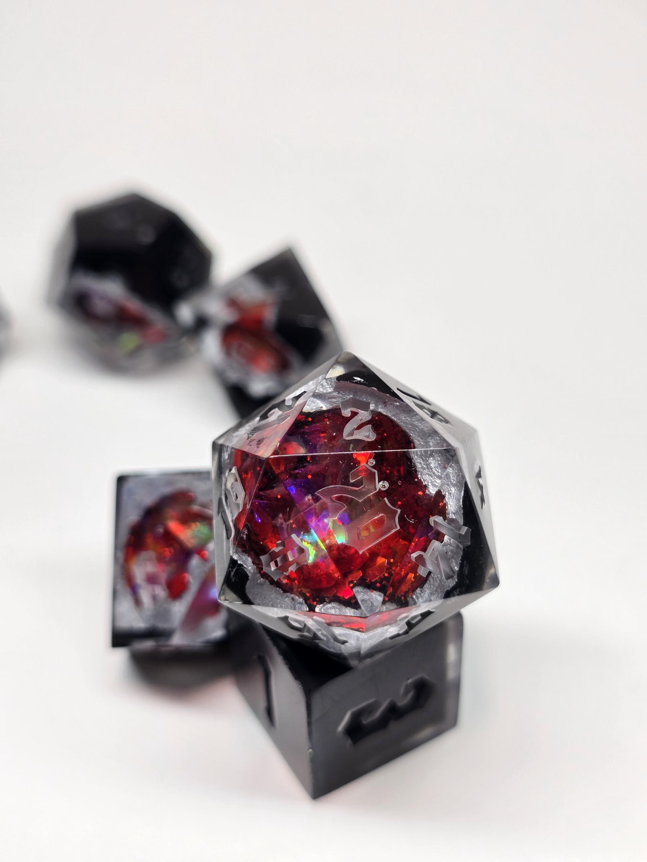 Custom Commission Dice Set: Handmade RPG Dice