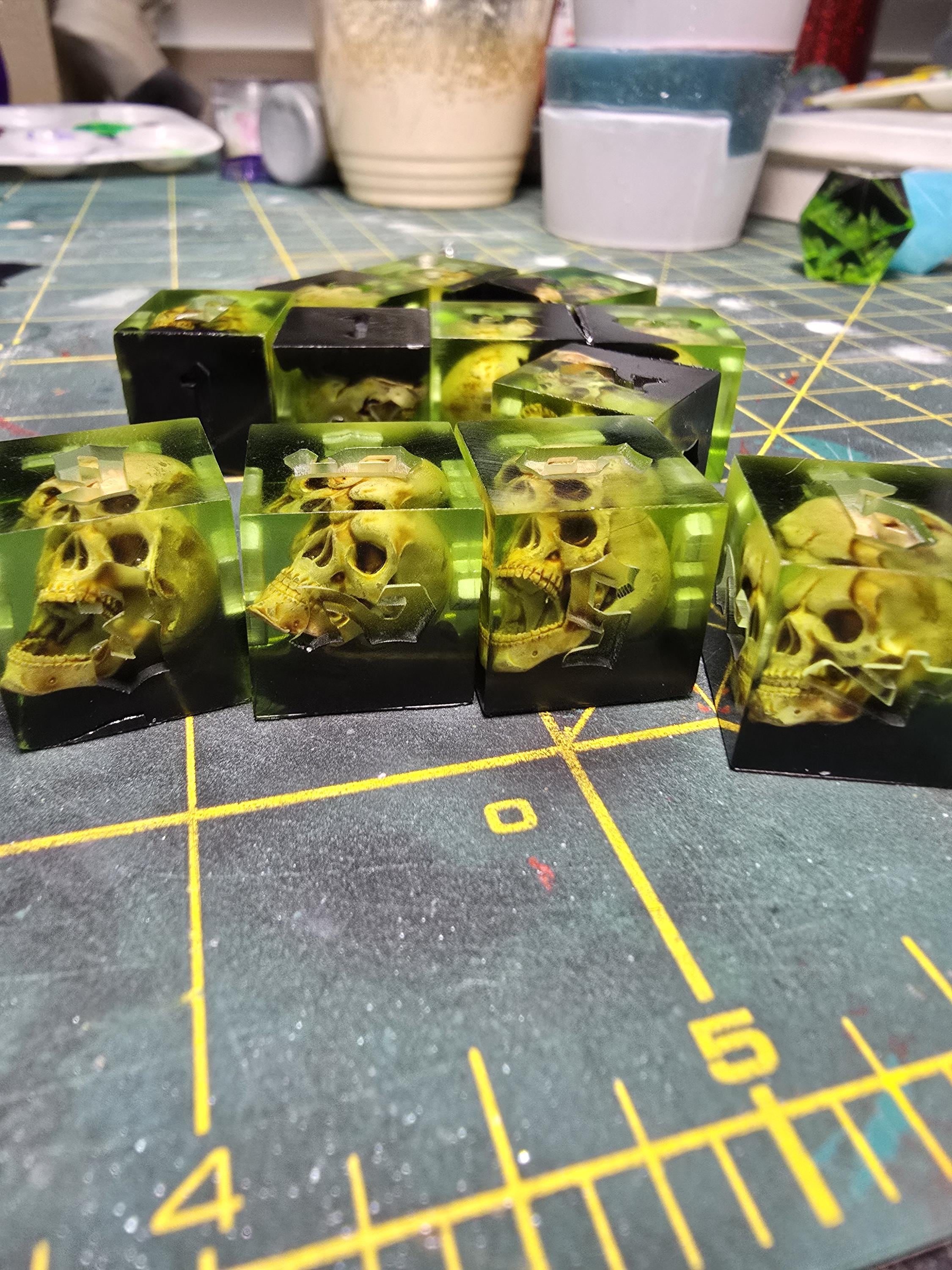 Custom Commission Dice: Handmade Wargame Dice (12 D6s)