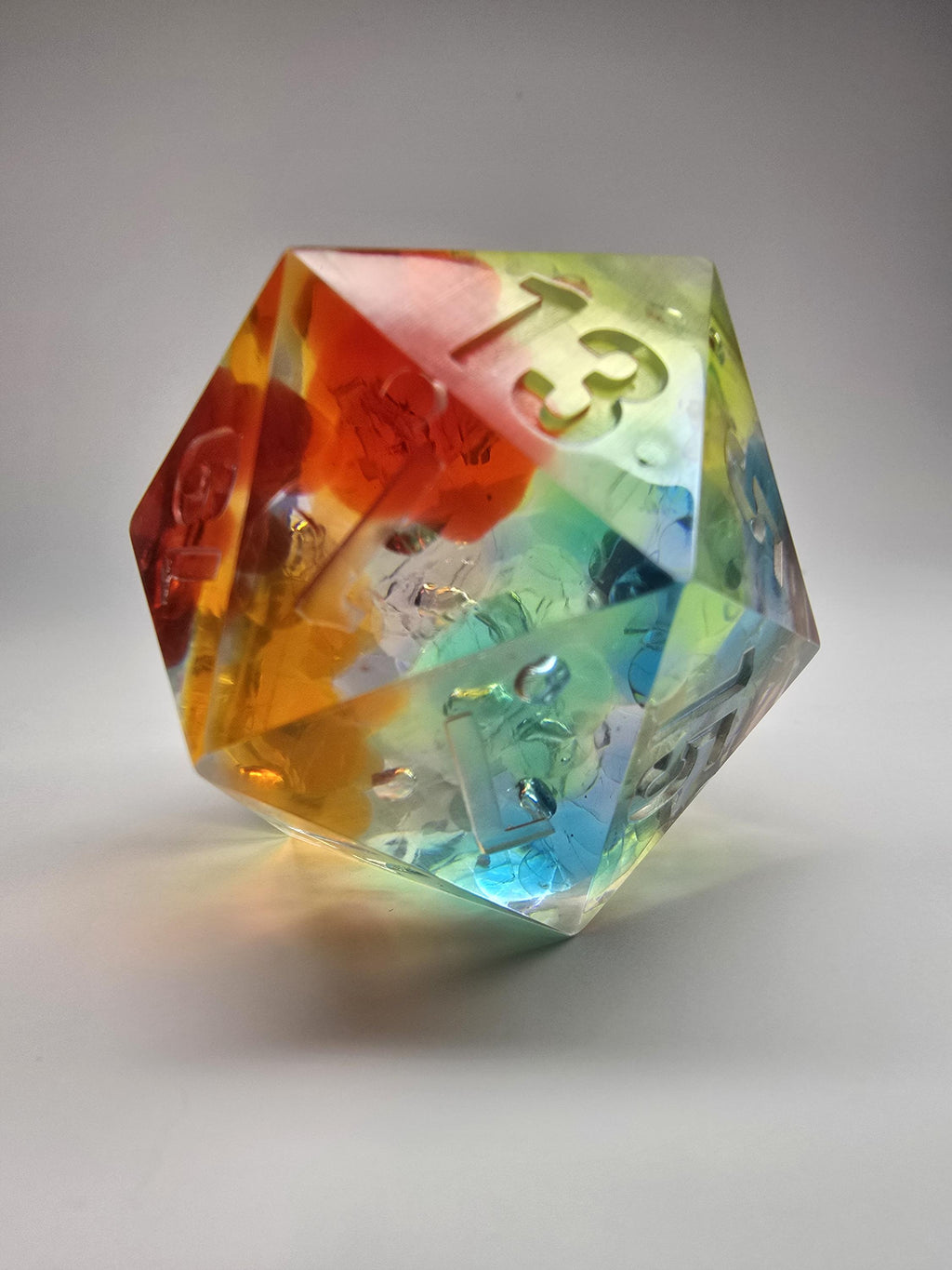 Jelly Bears. 42mm Chonk with acrylic gummy bears inclusions