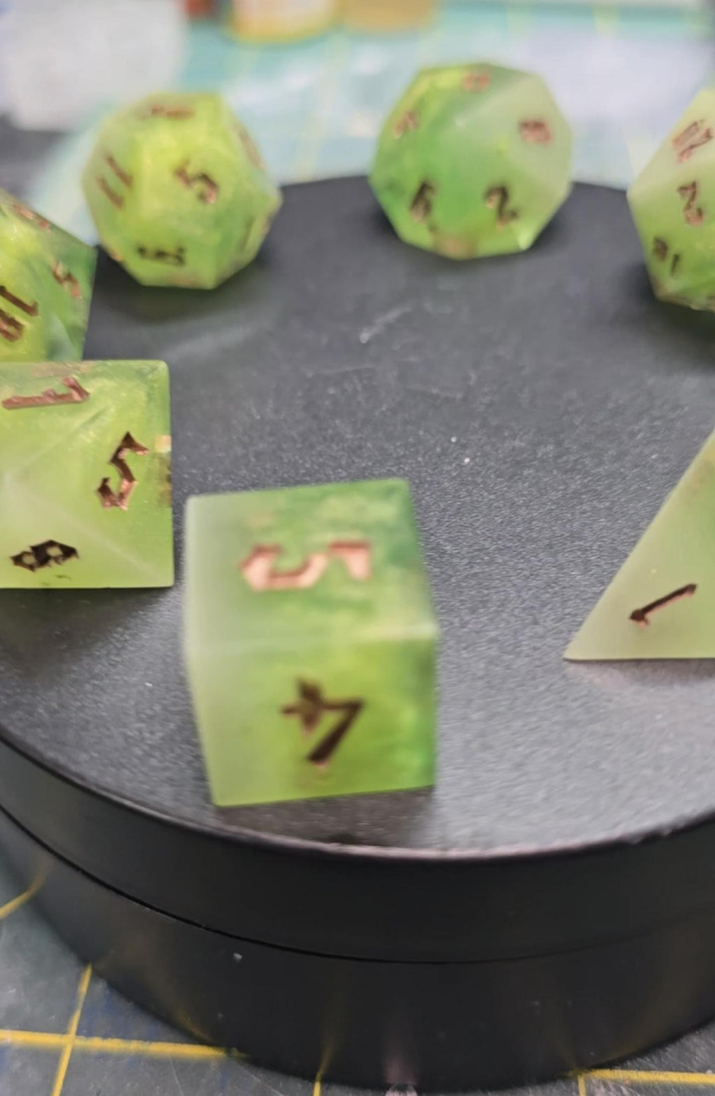 Custom Commission Dice Set: Handmade RPG Dice