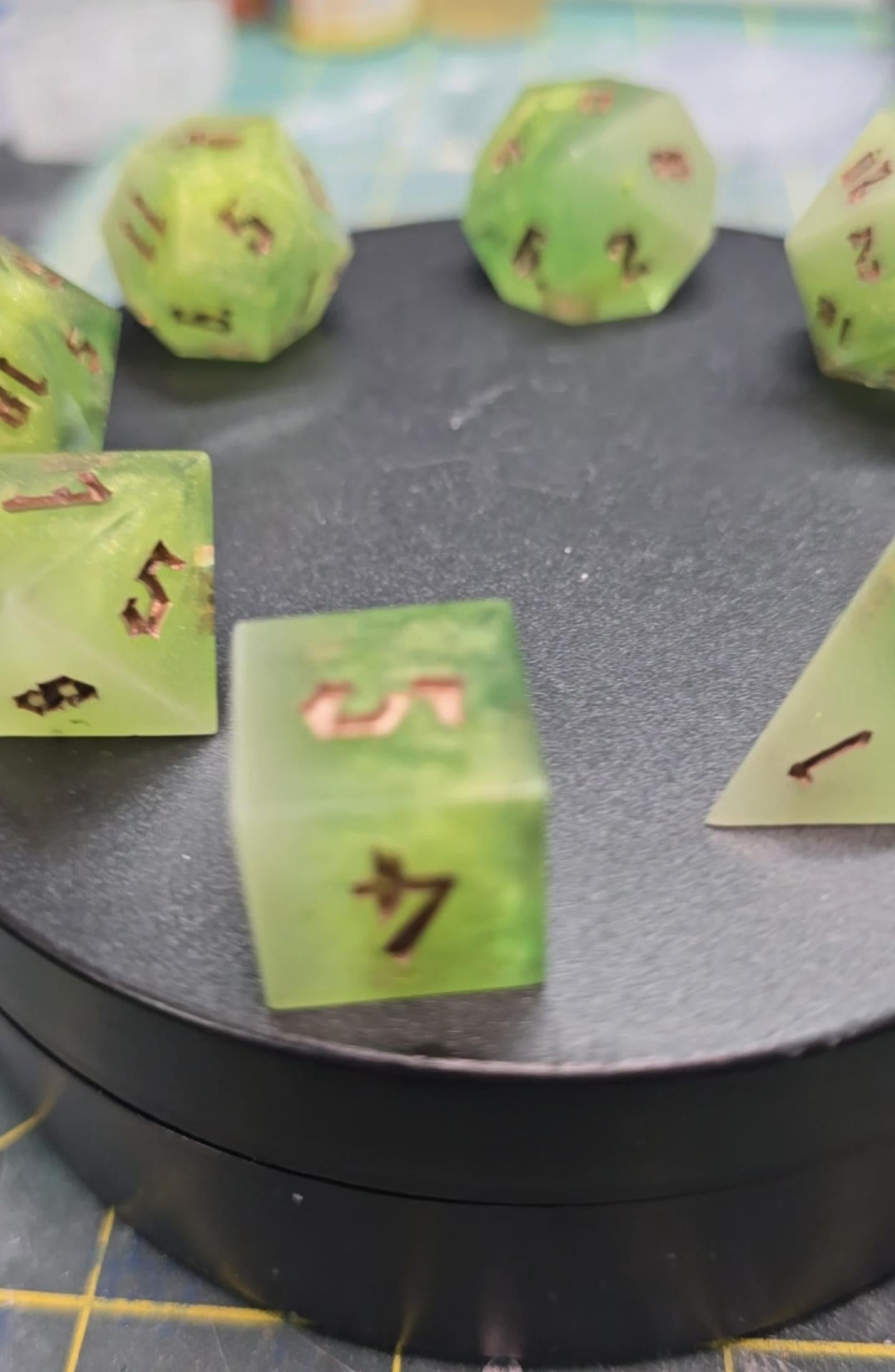 Custom Commission Dice Set: Handmade RPG Dice