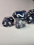 Iridescent Mist – Full Polyhedral Dice Set with Advantage (8 Dice, 2 D20s)