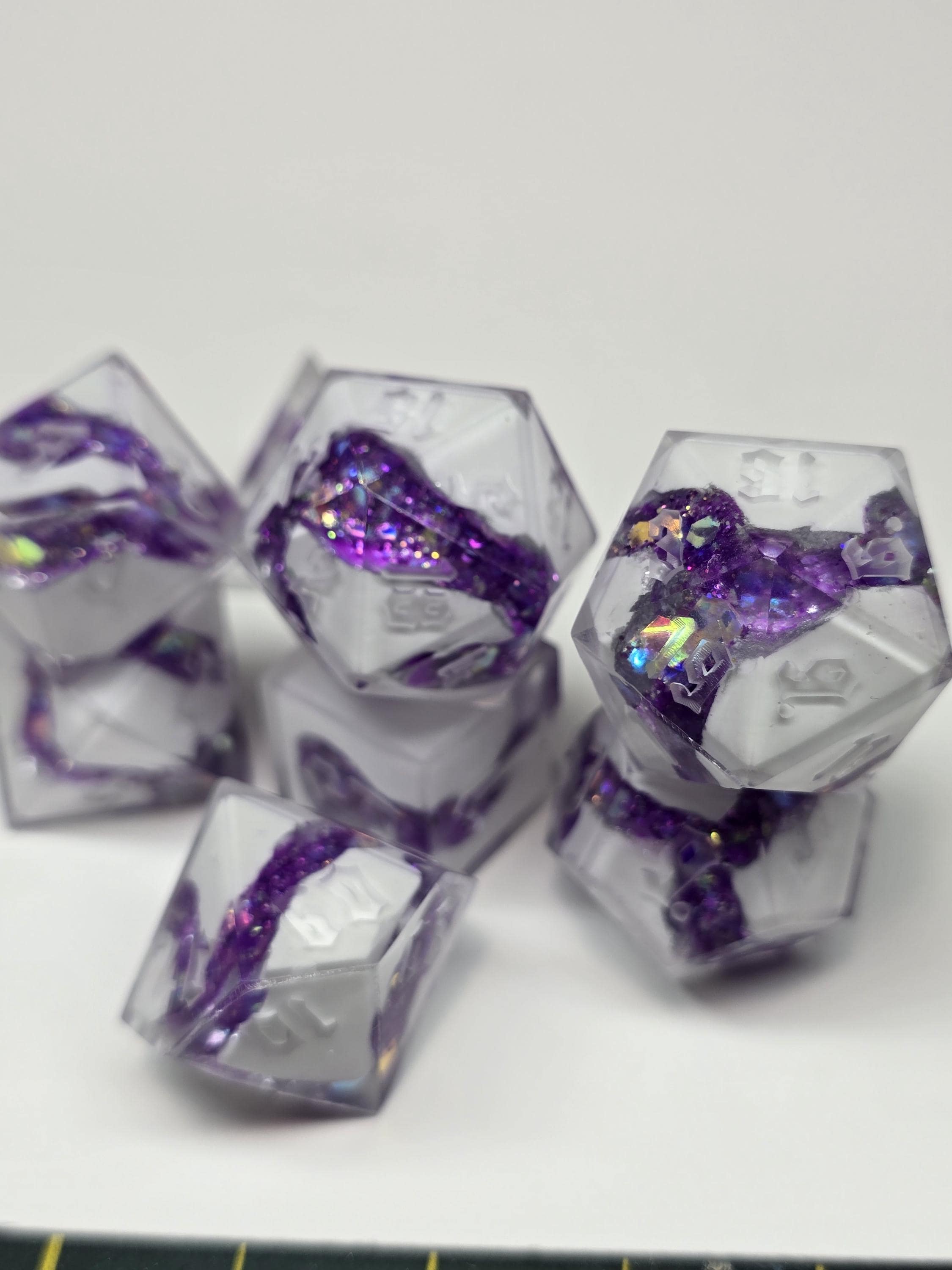 Custom Commission Dice Set: Handmade RPG Dice