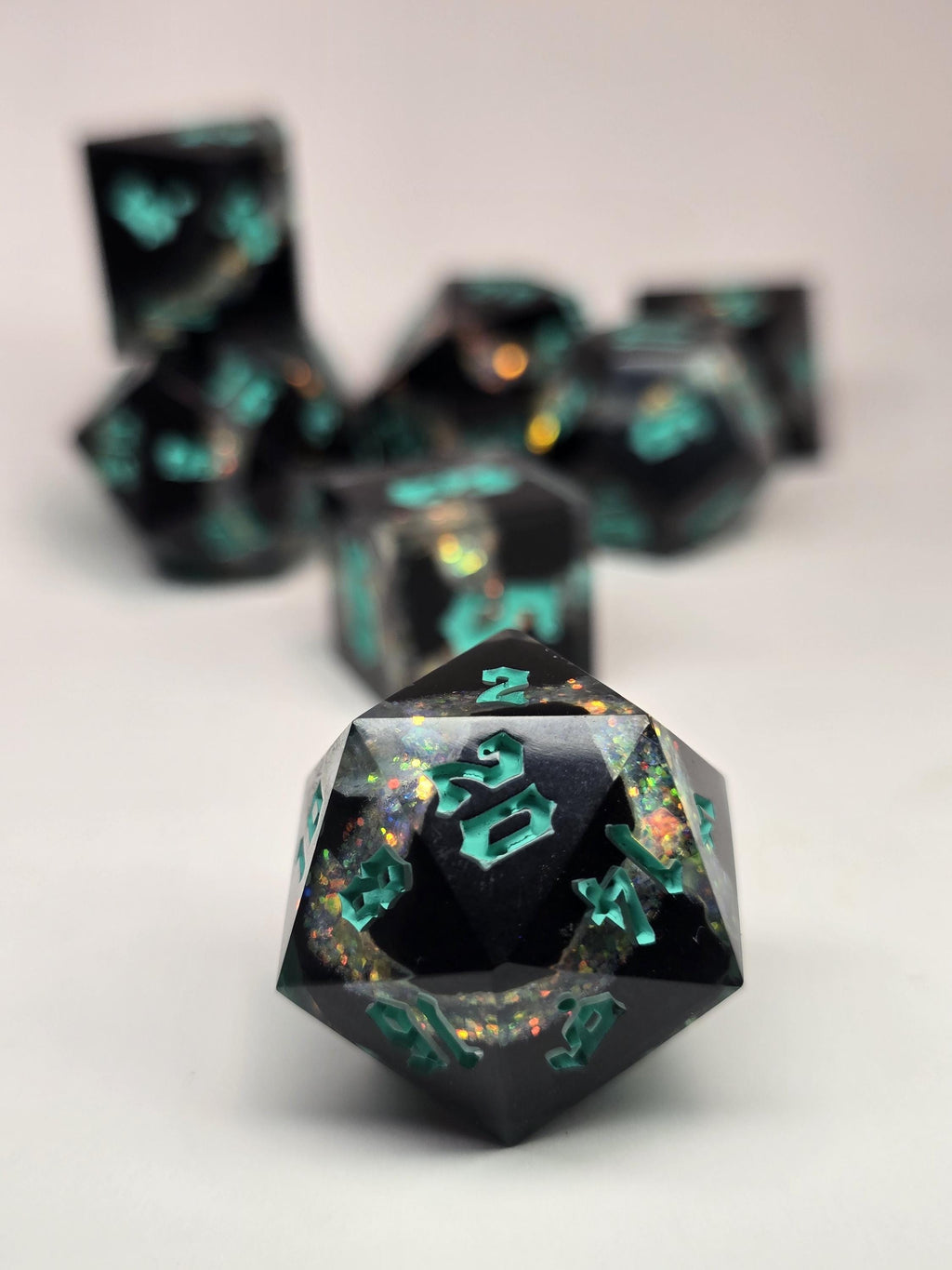 Custom Commission Dice Set: Handmade RPG Dice