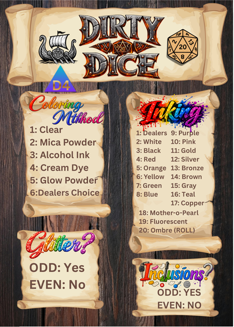 Dirty Dice. Abandon ship and get dirty!
