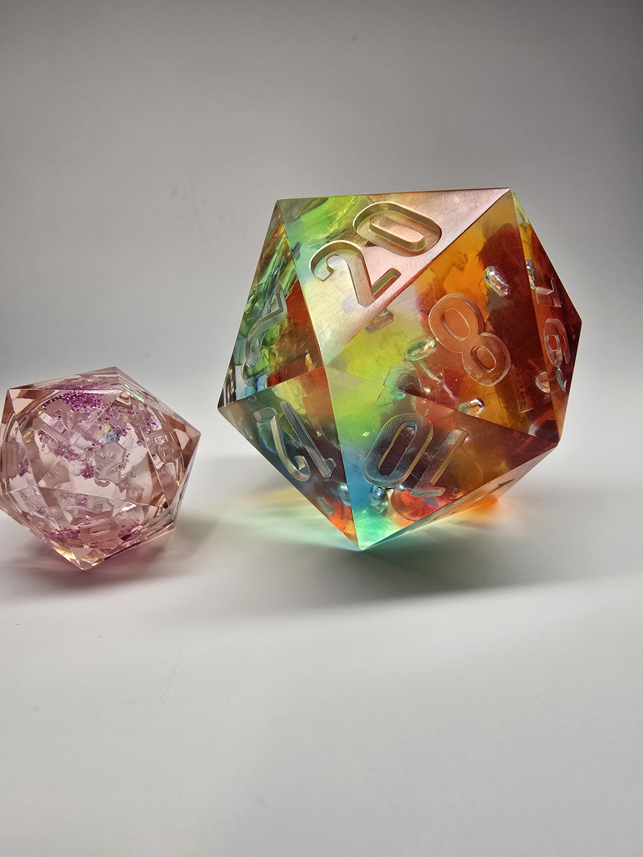 Jelly Bears. 42mm Chonk with acrylic gummy bears inclusions