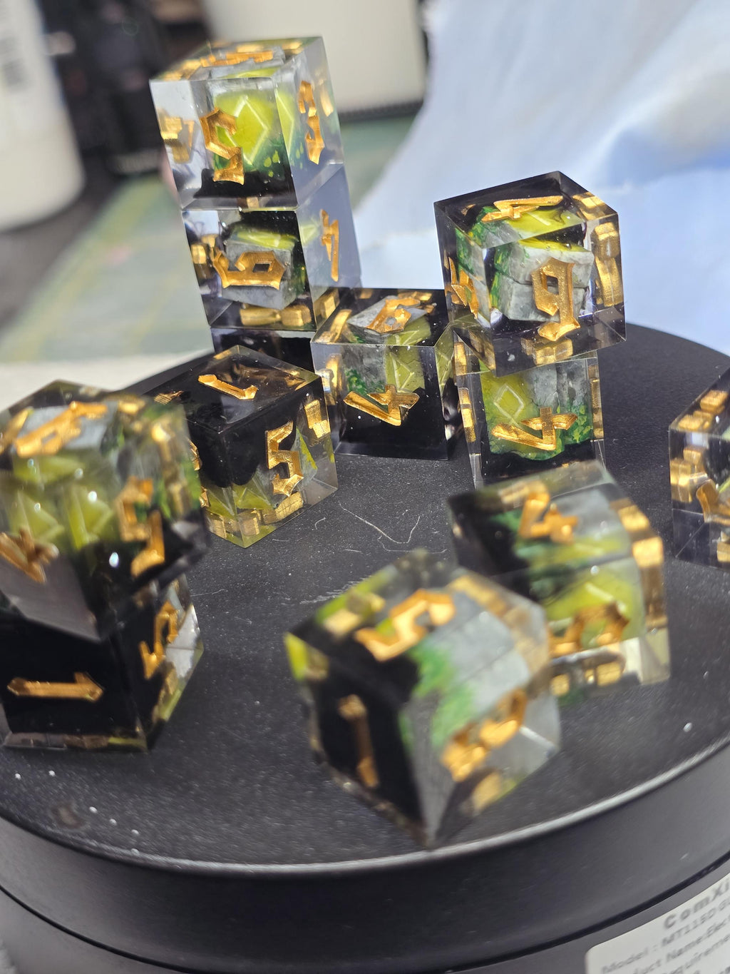 Custom Commission Dice: Handmade Wargame Dice (12 D6s)