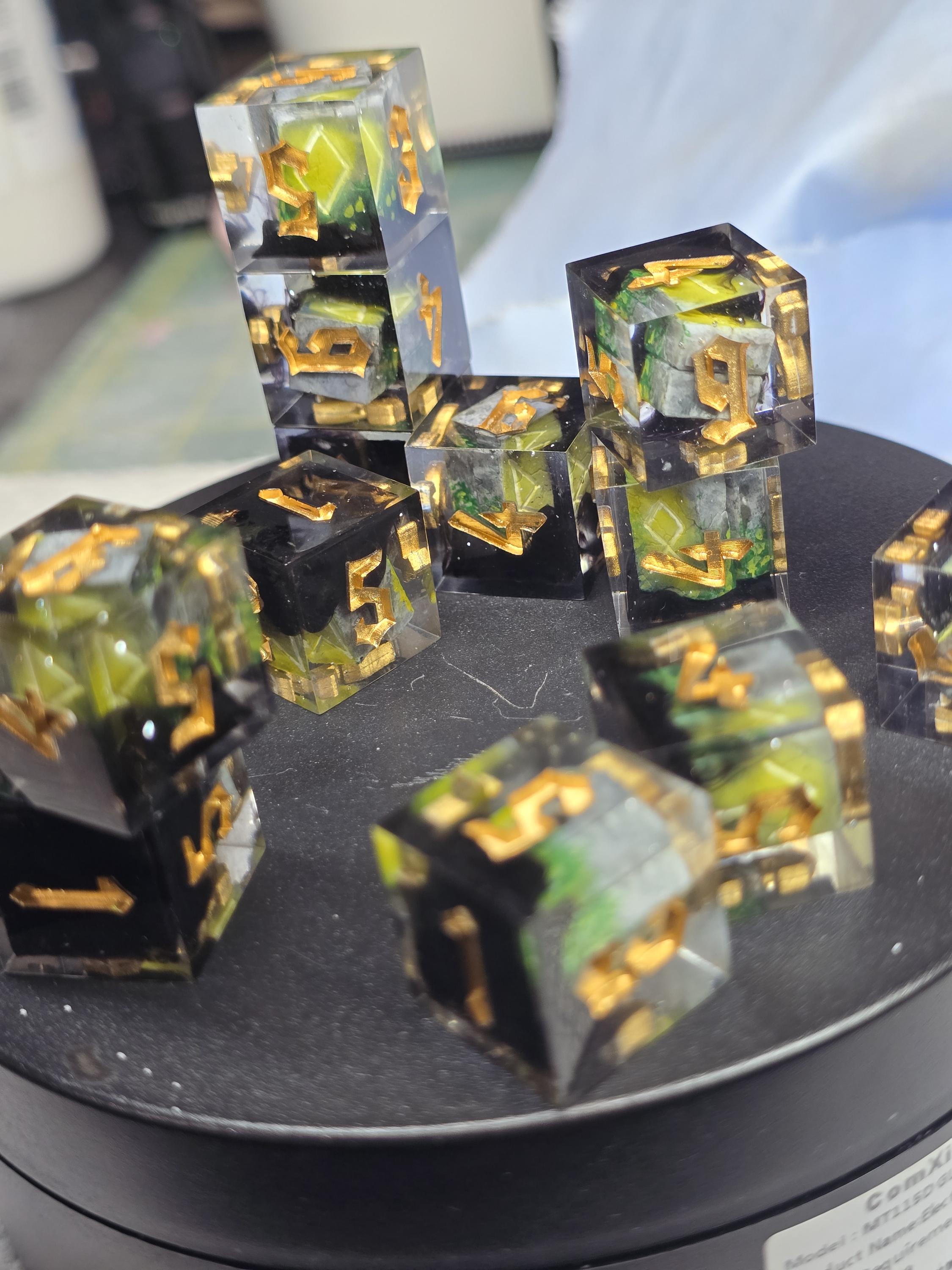 Custom Commission Dice: Handmade Wargame Dice (12 D6s)