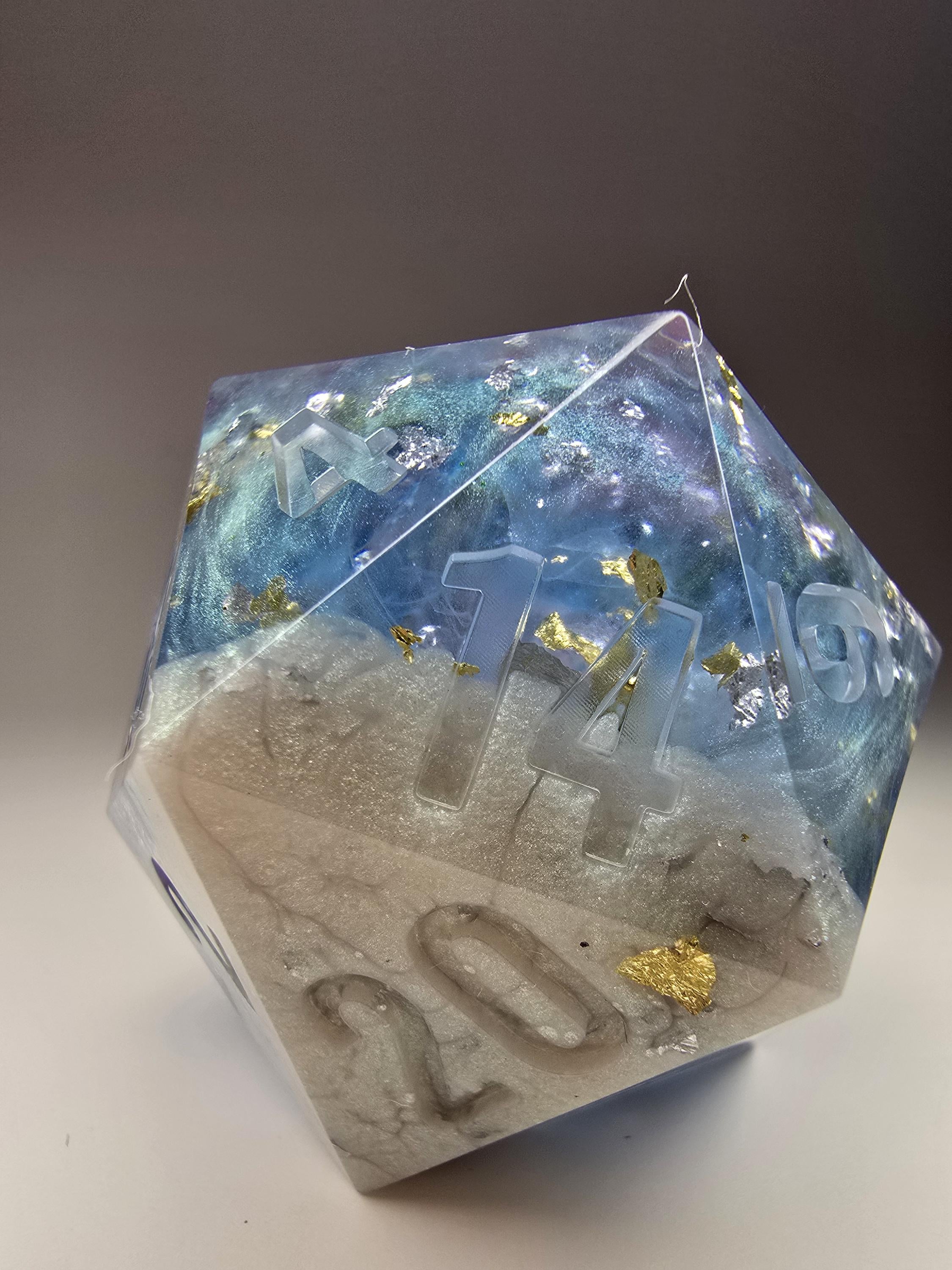 The Works. This is a Large 42mm Chonk D20.