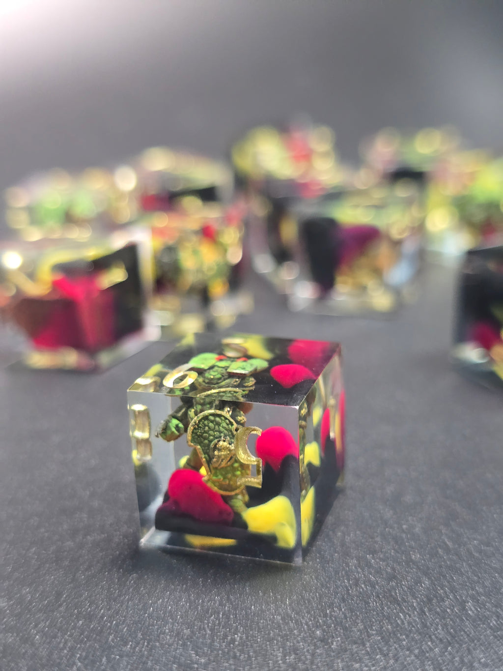 Custom Commission Dice: Handmade Wargame Dice (12 D6s)